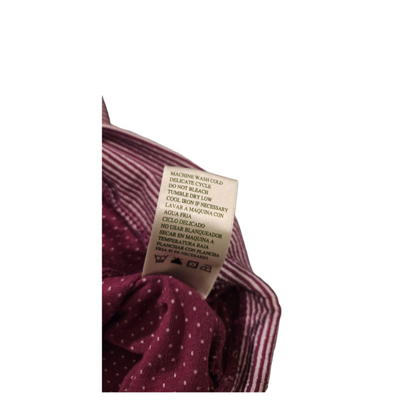 Tangerine Small Purple and White Striped Long Sleeve Hooded Jacket - Picture 6 of 10